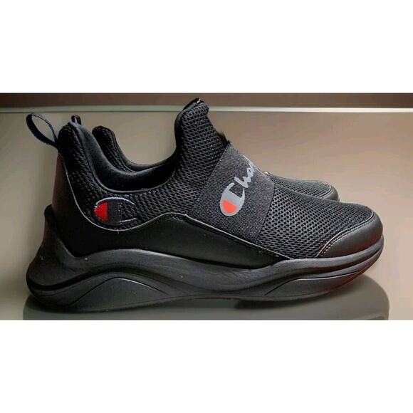 Champion Legend Lo Men's Size 10M Black/Dark Gry/Scarlet CAS10056M - Picture 1 of 8
